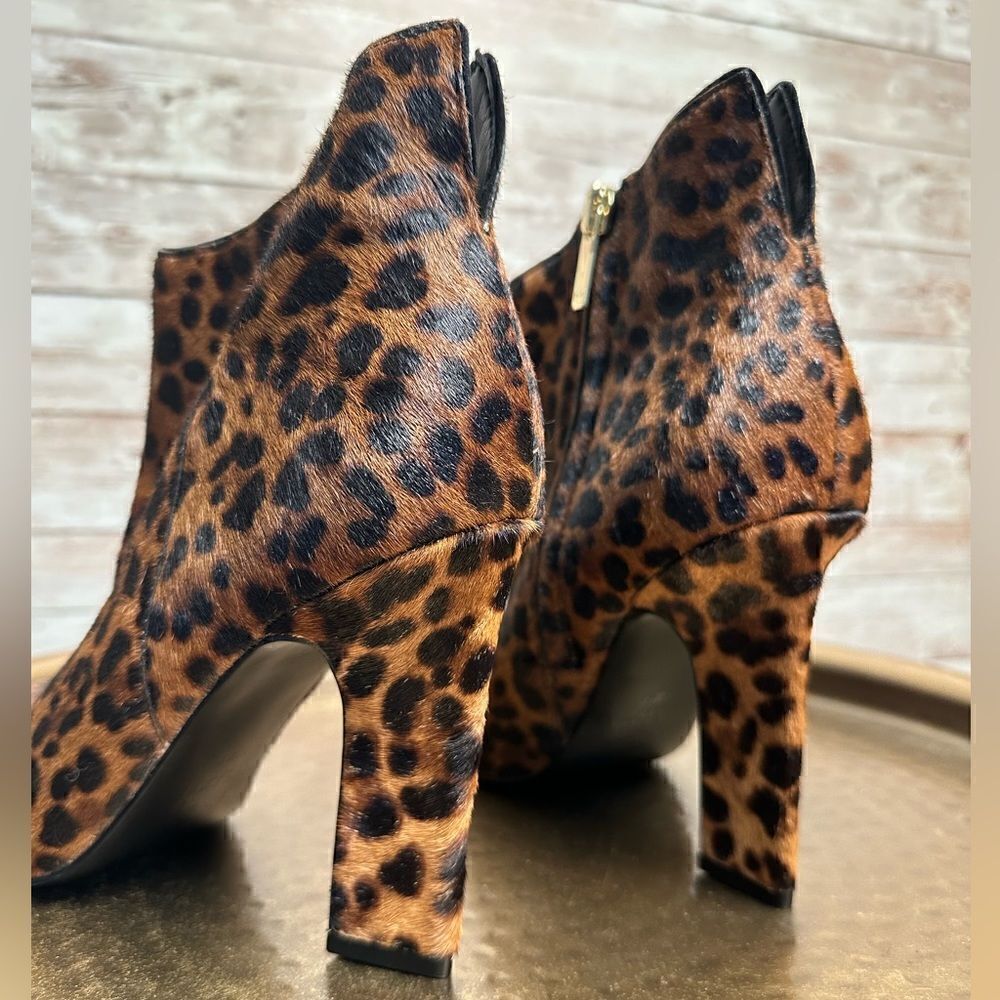 Mark Fischer LTD - Mellaly Ankle Booties Women’s 6.5M Brown Leopard Print NWOB - Picture 13 of 16
